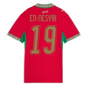 Marokko Youssef En-Nesyri #19 Hjemme skjorte til dame VM 2026 Kortermet